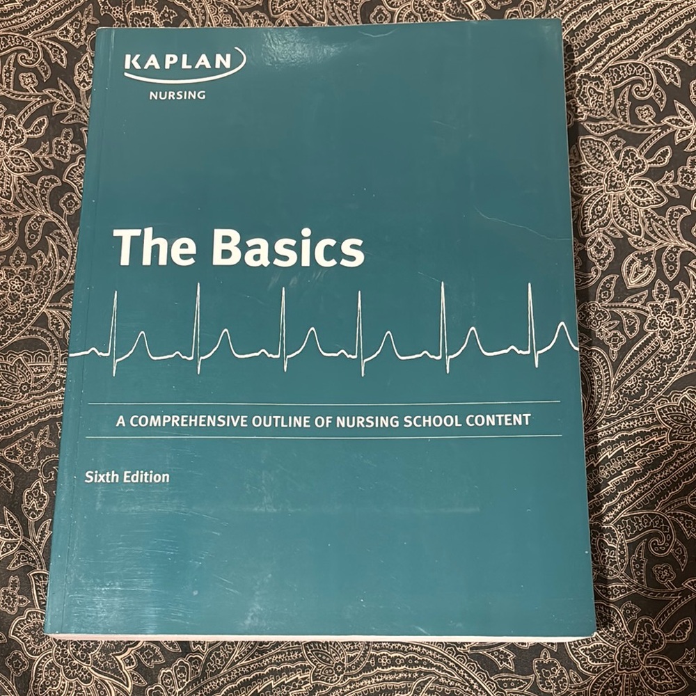 Kaplan Nursing The Basics Sixth Edition in Teal